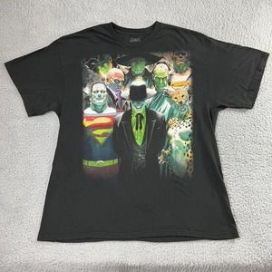 DC Comics Justice League Alex Ross Villains T-Shirt Mens Size XXL 2013